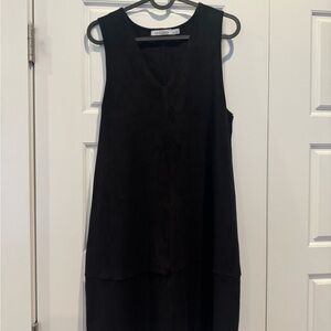 bishop + young Black Midi Dress
